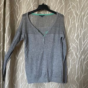 American Eagle Sweater/Half button cardigan